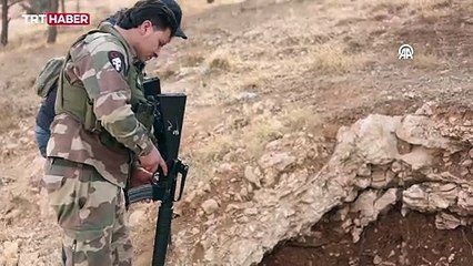 Münbiç'te devasa tünel ağı bulundu