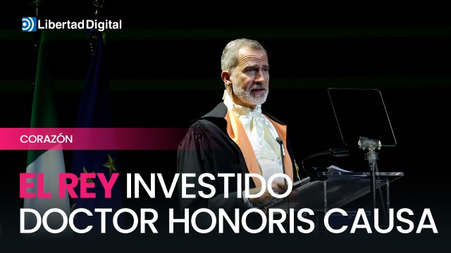 El Rey, investido Doctor Honoris Causa por la Universidad Federico II de Nápoles