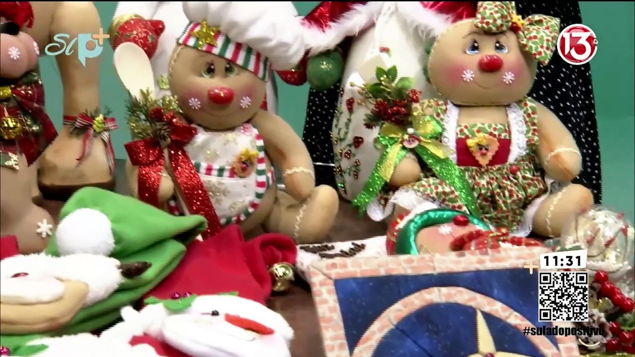 Entrevista - Usted puede aprender a hacer estas figuras para decorar en Navidad