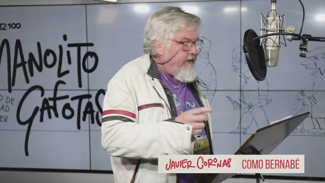 Javier Coronas: el 'making off' del Cuento de Navidad, como Bernabé