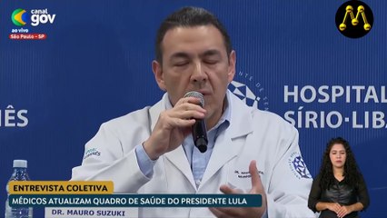A Saúde do Presidente da República： Equipe médica fala à imprensa