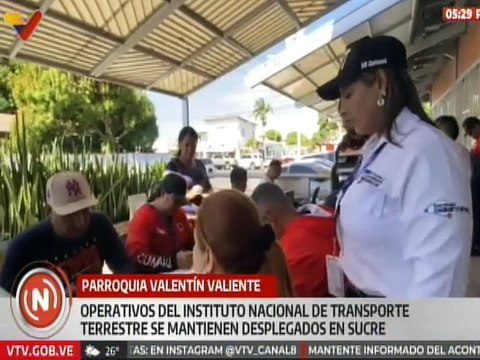 Sucre | INTT realiza jornada especial para la renovación de licencias y certificado de saberes