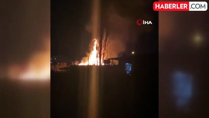 Kahramanmaraş'ta Müstakil Evde Yangın Çıktı