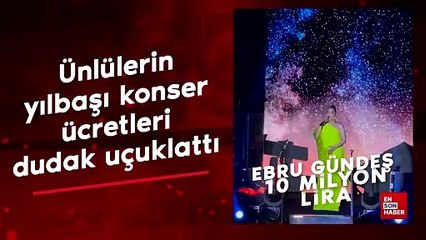 Ünlülerin yılbaşı konser ücretleri dudak uçuklattı