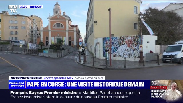 Corse: les derniers préparatifs avant la visite du pape François ce dimanche