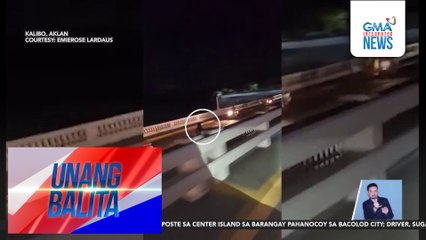 Huli-cam – Motorsiklo, nag-counterflow sa Kalibo Bridge | Unang Balita