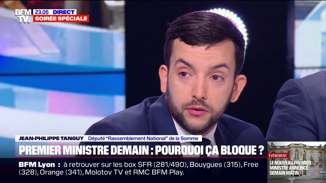 Matignon: "Michel Barnier ne faisait rien et il ne se passe toujours rien", ironise Jean-Philippe Tanguy, député RN de la Somme
