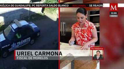 Uriel Carmona revela detalles del secuestro de la chef Zahie Téllez y su esposo en Morelos
