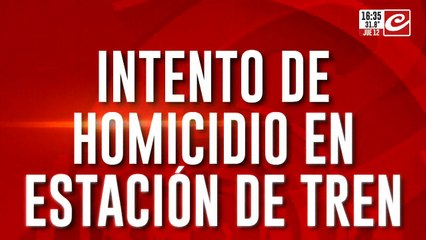 Intento de homicidio en estación de tren: disparan a quemarropa a hombre que volvía a su casa