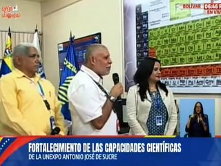 Gobierno Bolivariano fortalece la capacidad científica de la Unexpo "Antonio José de Sucre"