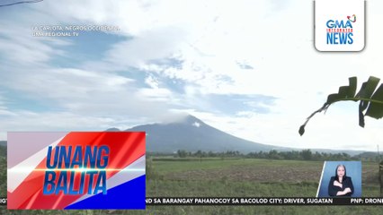 Bulkang Kanlaon, muling nagbuga ng abo | Unang Balita