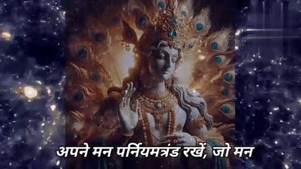 अपने मन पर नियंत्रण रखें!!! Jai shri krishna