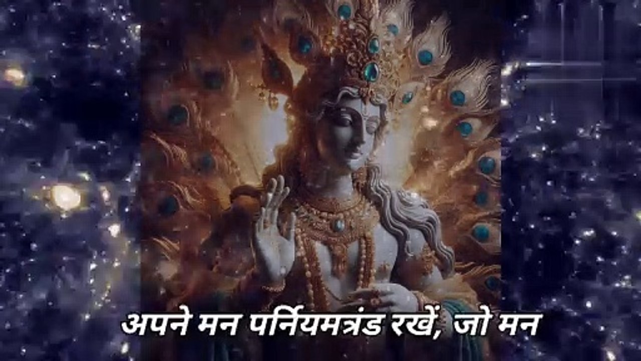 अपने मन पर नियंत्रण रखें!!! Jai shri krishna