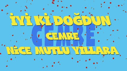 İyi ki doğdun CEMRE - İsme Özel Ankara Havası Doğum Günü Şarkısı (FULL VERSİYON) (REKLAMSIZ)