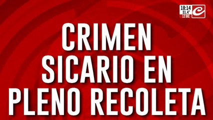 Crimen sicario en pleno Recoleta: habla una vecina del barrio