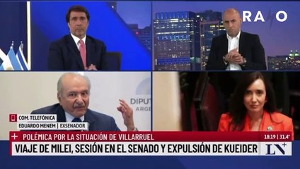 El intento del Gobierno por impugnar la expulsión de Kueider
