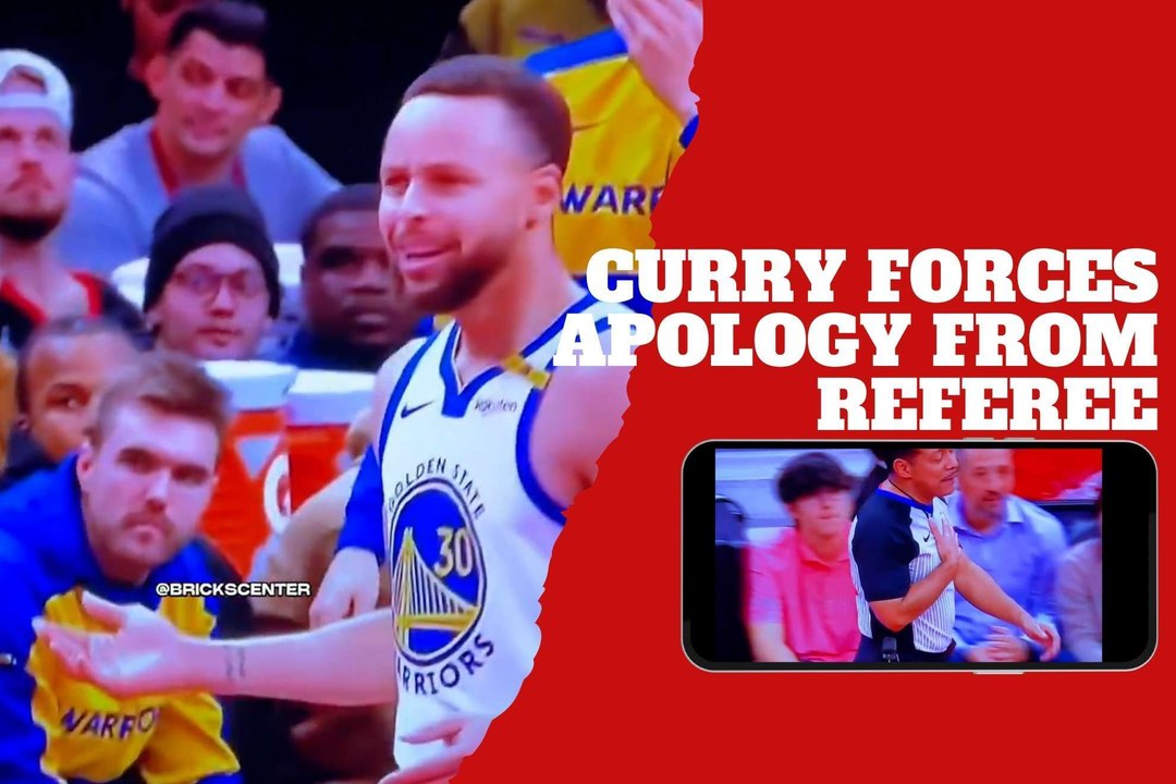 Steph Curry confronts referee over crucial mistake and gets unexpected apology in the middle of the game