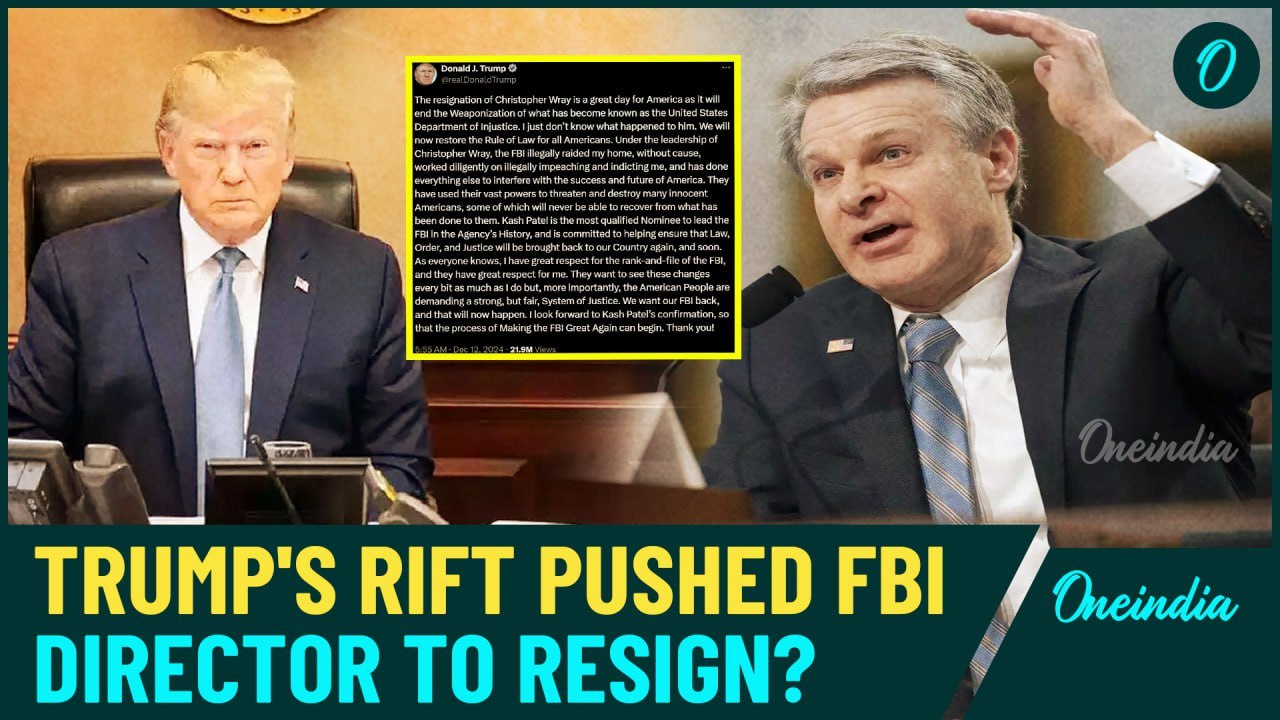Trump Destroying U.S' FBI? Mind-Boggling Details of Christopher Wray Resign | Who is Kash Patel