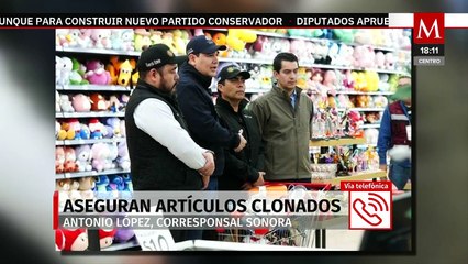 Decomisan un millón de piezas en un operativo contra mercancía ilegal en Sonora