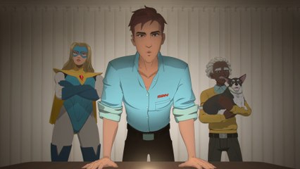 Superhelden und Bürokratie: Das Story-Adventure Dispatch setzt auf zahlreiche Hollywood-Stars