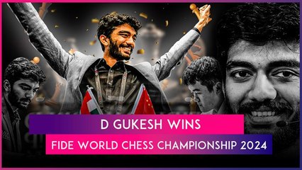  D Gukesh Wins FIDE World Chess Championship 2024 With Victory Over Ding Liren