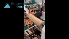 CNC Wood Lathe automatic cutting wooden legs