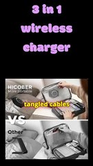 "3-in-1 Foldable Fast Charger for Apple Devices"