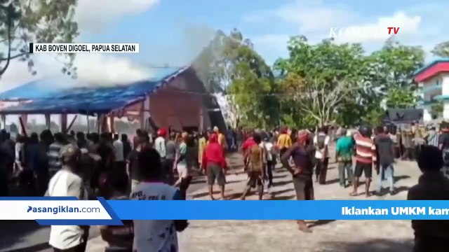Kecewa Hasil Seleksi CPNS, Massa Bakar Kantor BKD Boven Digoel