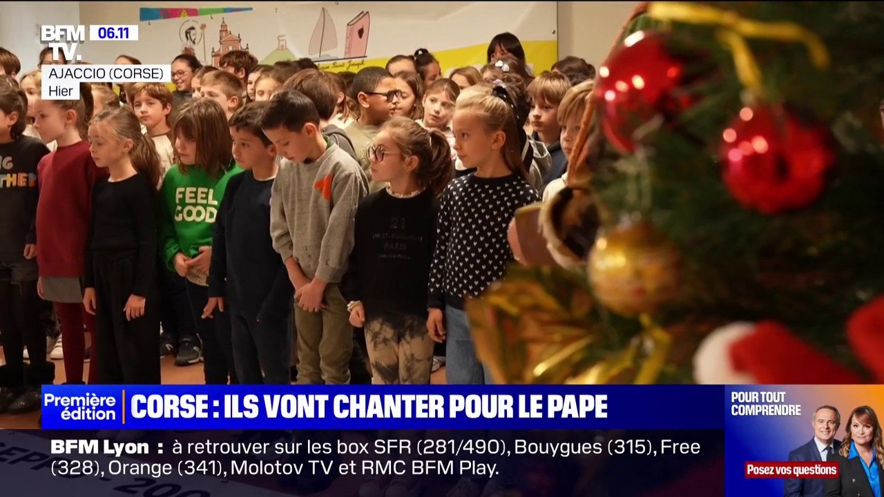 Ces élèves de CM1 et CM2 vont chanter dimanche devant le pape lors de sa venue en Corse