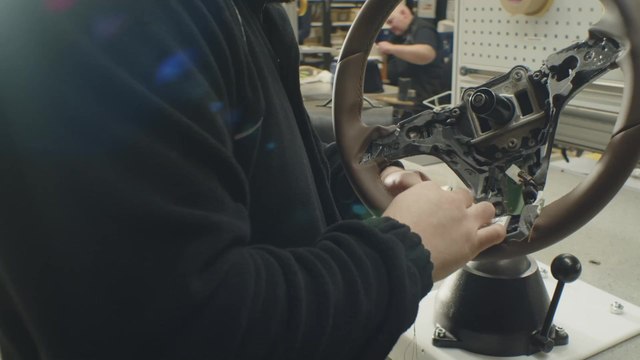 Mercedes-Benz MANUFAKTUR Interior Workshop Sindelfingen - Cushion and Steering Wheel Assembling