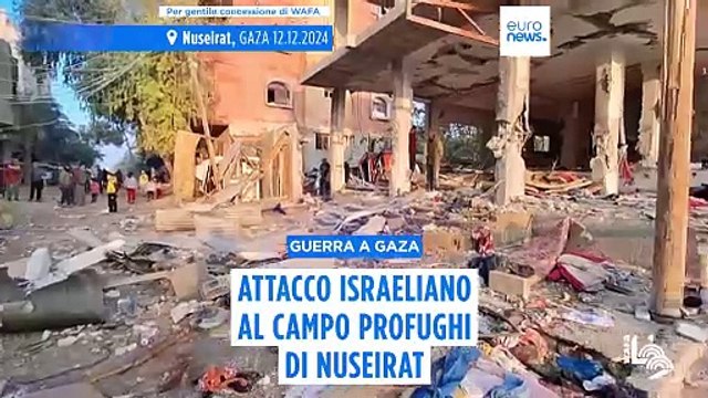 Guerra a Gaza: decine di morti in un attacco aereo israeliano contro il campo profughi di Nuseirat
