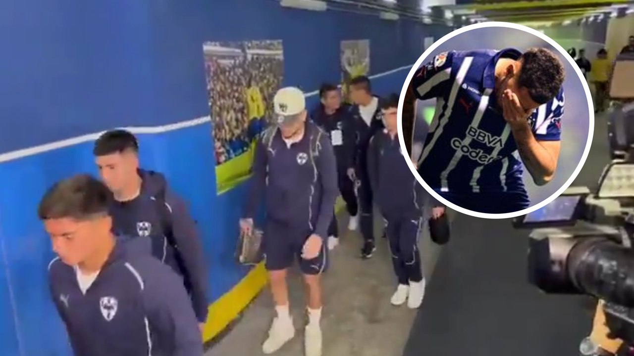 Lucas Ocampos sale por su propio pie del Estadio Cuauhtémoc; Rayados sale sin dar declaraciones