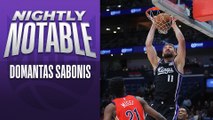 Nightly Notable: Domantas Sabonis | Dec. 12