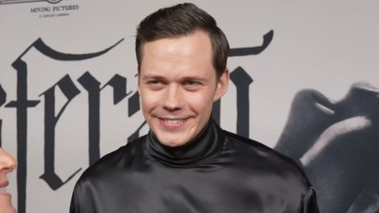 Bill Skarsgård Says He's "Excited for This Beast to be Unleashed" at 'Nosferatu' Premiere | THR Video