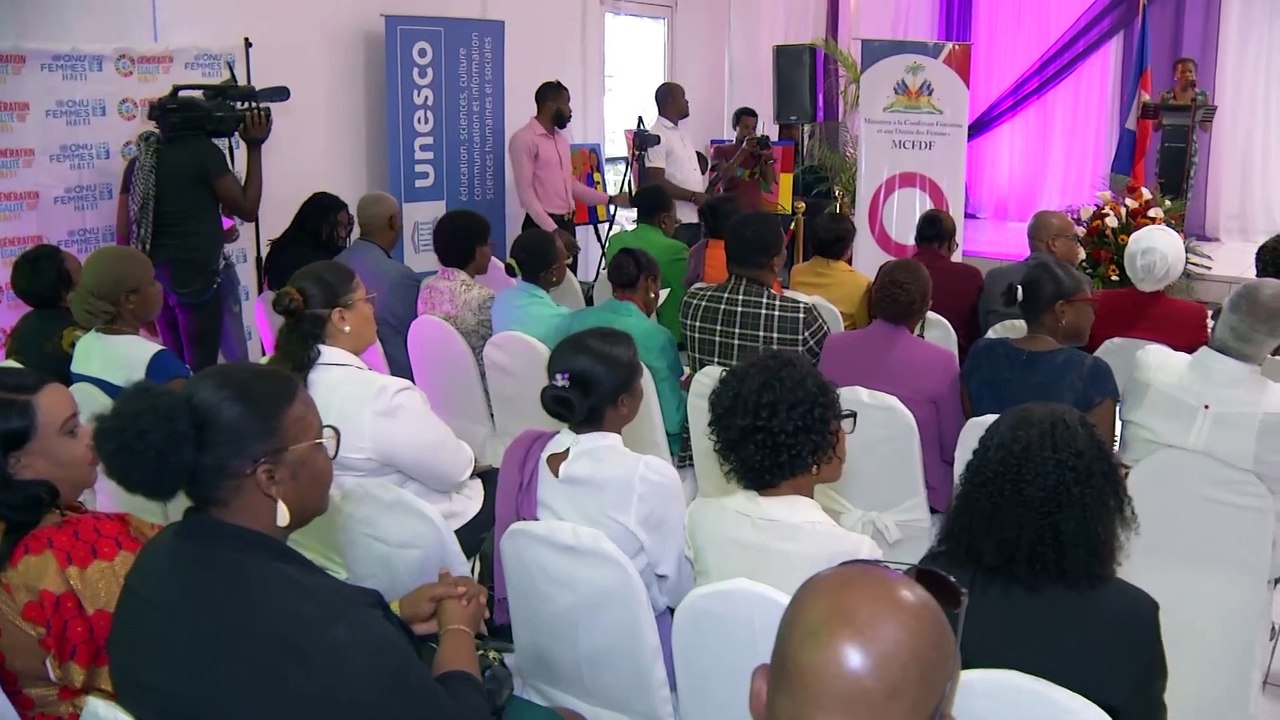 "Ministère à la Condition Féminine" klotire 16 jou aktivis kont vyolans sou fanm ak tifi (1PART)