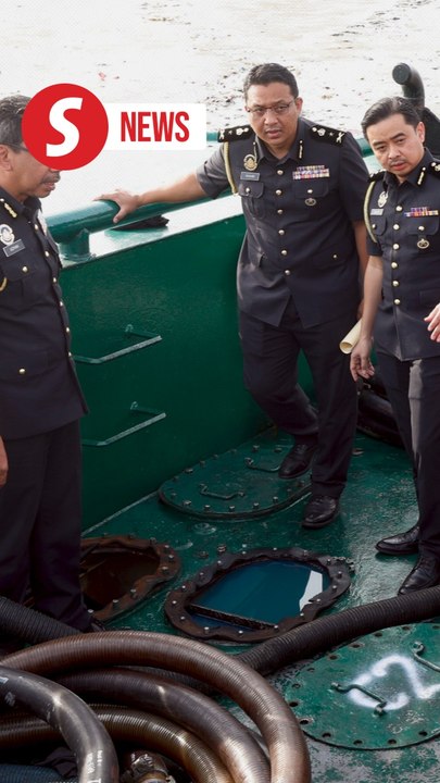 Five nabbed, vessel and 50,000 litres of smuggled diesel seized in raid on Klang jetty