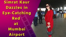 Simrat Kaur Spotted At Mumbai Airport in Her Stunning Ensemble