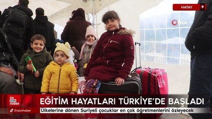 Ülkelerine dönen Suriyeli çocuklar en çok arkadaş ve öğretmenlerini özleyecek