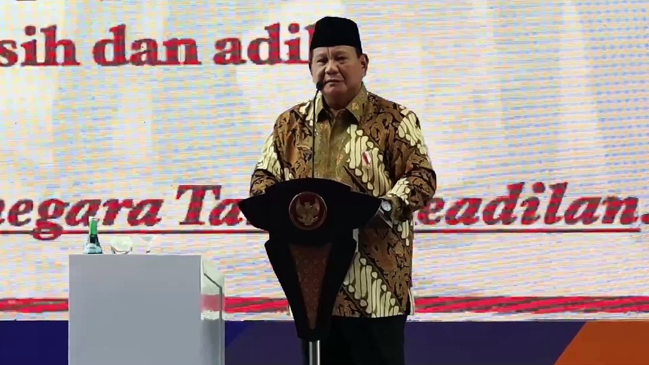 Prabowo Subianto Tegaskan Komitmen Pemerintahan Bersih di Milad ke-112 Muhammadiyah