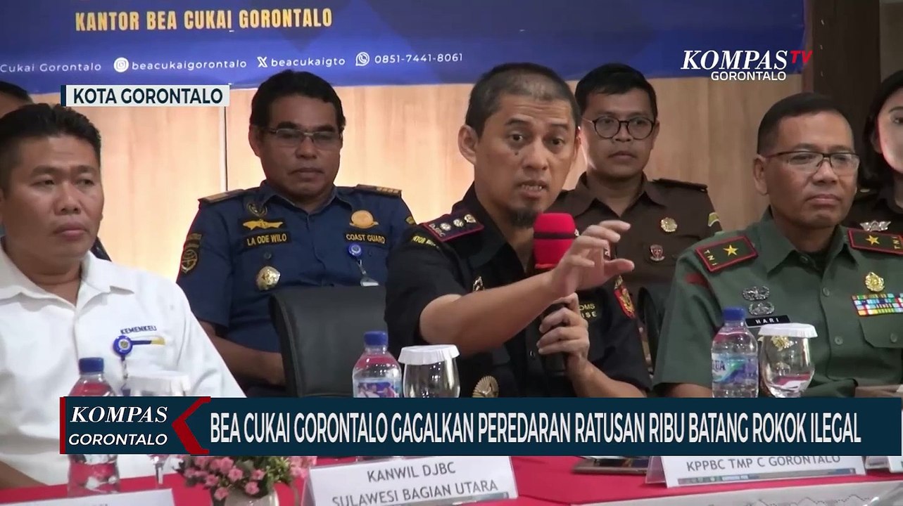 Bea Cukai Gorontalo Gagalkan Peredaran Ratusan Ribu Batang Rokok Ilegal