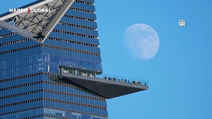 New York'ta yılın son dolunayı Soğuk Ay böyle görüntülendi