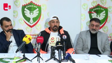 Amedspor Teknik Direktörü Servet Çetin: Gittiğimiz antrenman sahalarının bazılarını vermiyorlar
