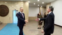 Dışişleri Bakanı Hakan Fidan, ABD Dışişleri Bakanı Antony Blinken ile Dışişleri Bakanlığında bir araya geldi.