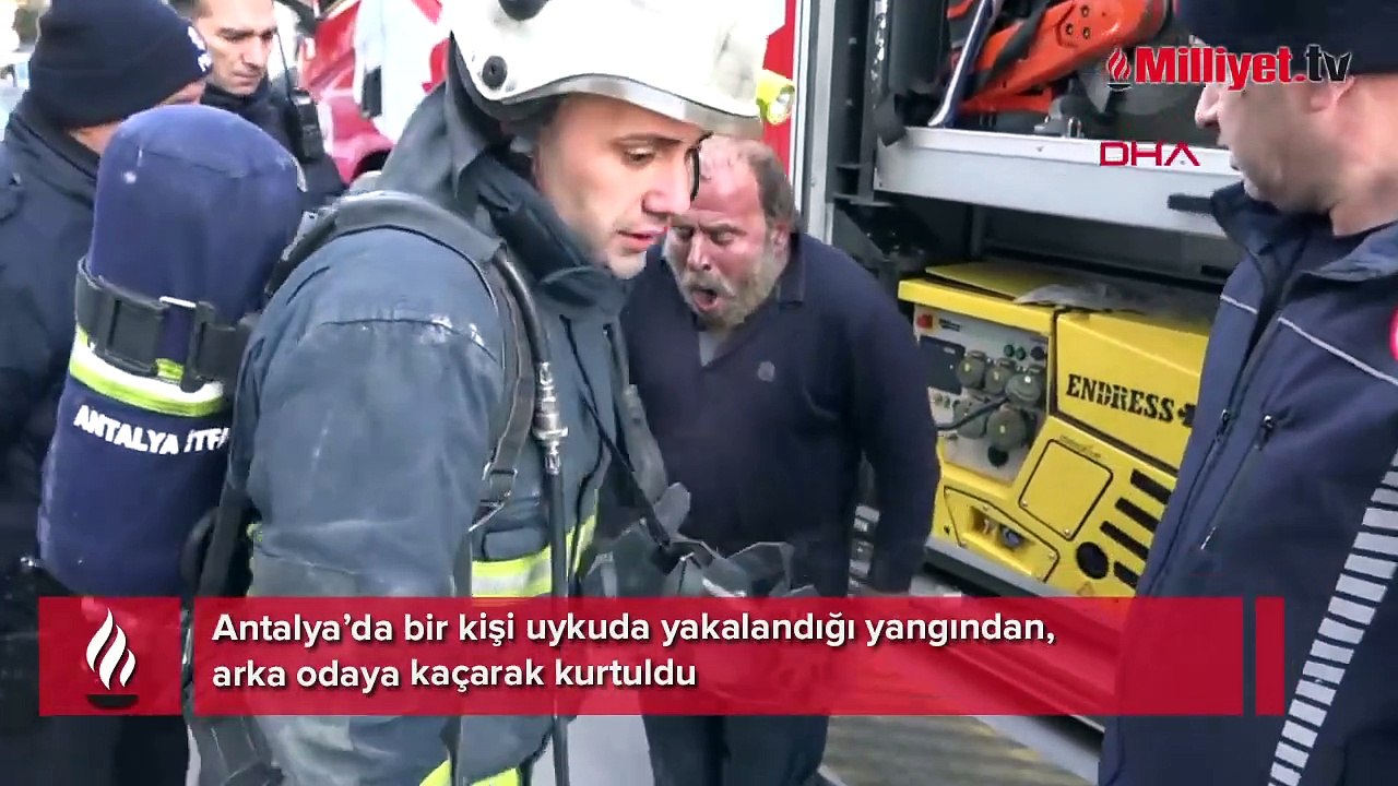 Antalya'da korku dolu anlar! Son anda ölümden kurtuldu, şoka girdi