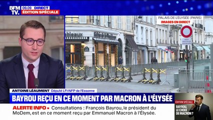 "Monsieur Macron n'a fait qu'imiter monsieur Bayrou en 2017", estime Antoine Léaument, député LFI-NFP