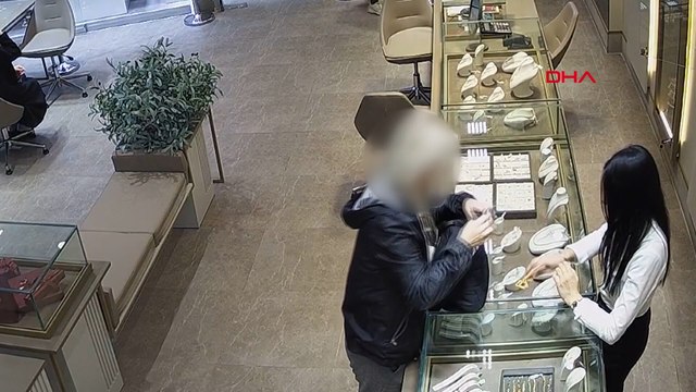 Gümüşleri altın kaplayarak satan dolandırıcılar böyle görüntülendi