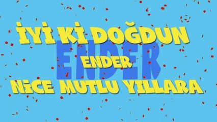 İyi ki doğdun ENDER - İsme Özel Ankara Havası Doğum Günü Şarkısı (FULL VERSİYON) (REKLAMSIZ)