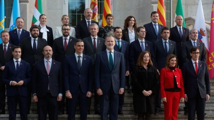 Arranca la Conferencia de Presidentes con el Rey y Pedro Sánchez en el Palacio de la Magdalena