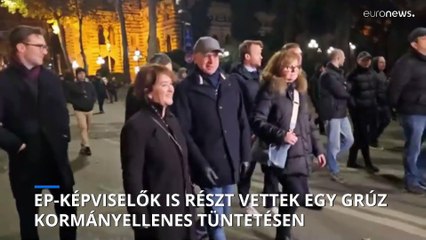 EP-képviselők is részt vettek a csütörtök esti grúziai kormányellenes tüntetésen