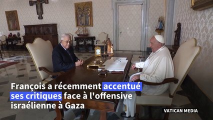 Rencontre cordiale entre le pape et Mahmoud Abbas au Vatican